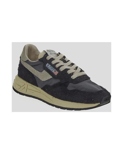 Autry Blue Niedrige wind sneakers aus leder
