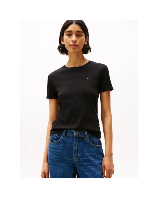T-Shirts di Tommy Hilfiger in Black