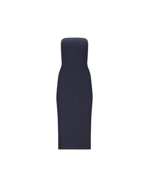 Max Mara Blue Knitted Dresses