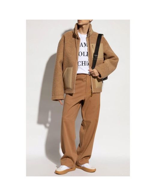 Light Jackets di Moschino in Natural da Uomo