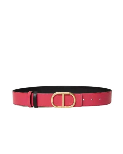 Conjunto de cinturones elegantes Twin Set de color Red