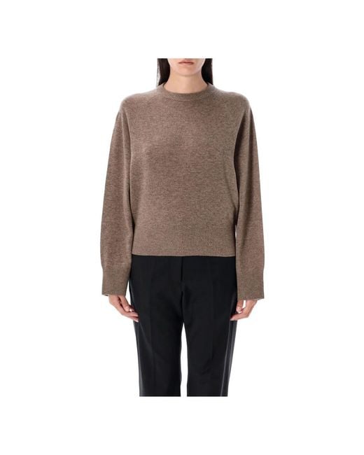 Round-Neck Knitwear REMAIN Birger Christensen en coloris Brown