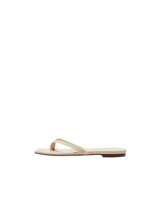 Flip Flops Aeyde en coloris Natural