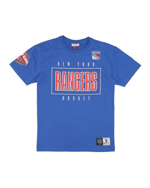 T-Shirts Mitchell & Ness de hombre de color Blue