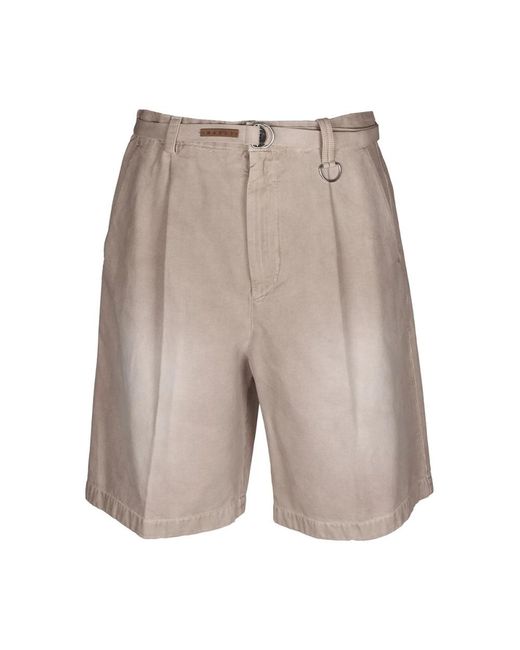 Marni Gray Casual Shorts for men