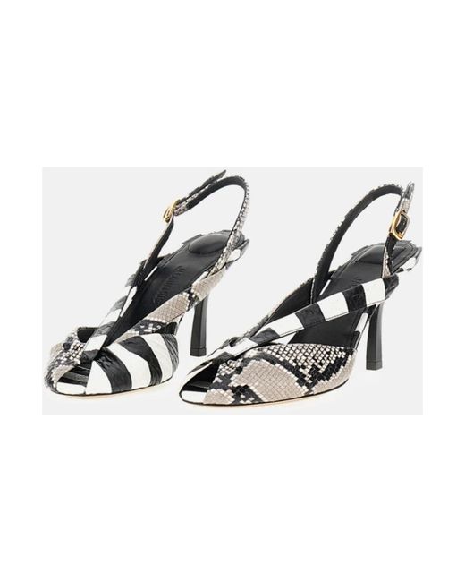 Jacquemus Metallic High Heel Sandals