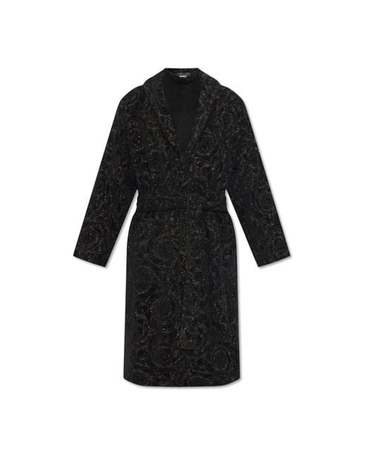 Versace Black Robes for men