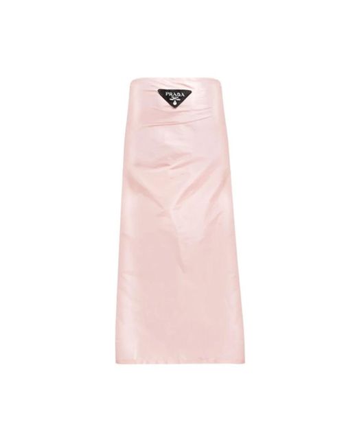 Prada Pink Single-Breasted Coats