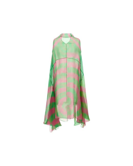 Dries Van Noten Green Midi Dresses