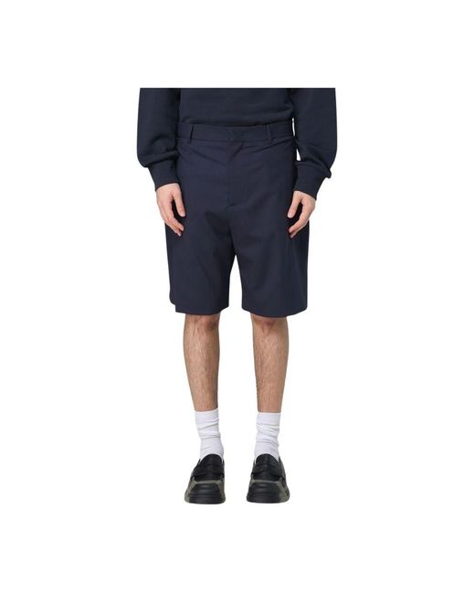 MSGM Blue Casual Shorts for men