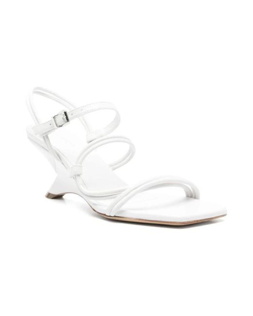 Vic Matié White High Heel Sandals