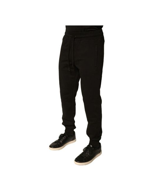 Sweatpants Dolce & Gabbana de hombre de color Black