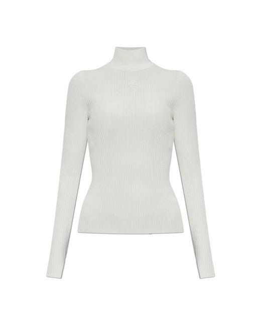 Courreges Golf Met Logo in het White