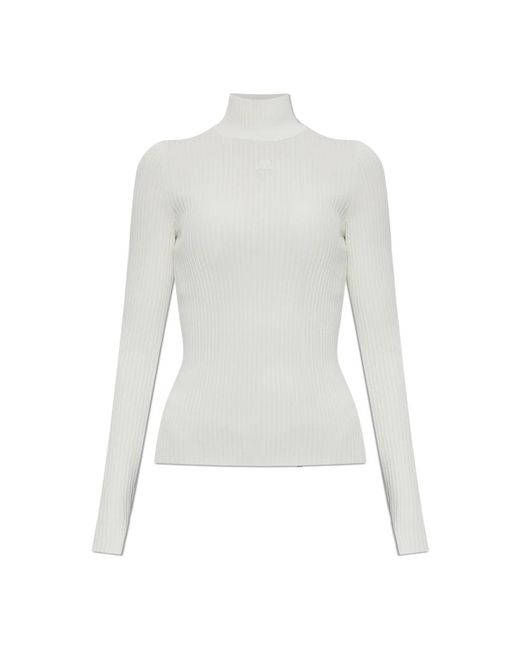 Courreges Golf Met Logo in het White