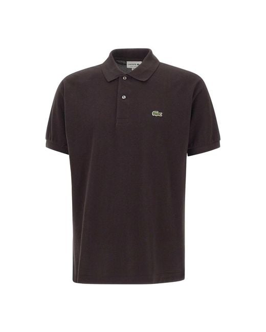 Lacoste Black Polo Shirts for men