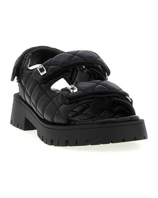 Marc Jacobs Black Flat Sandals