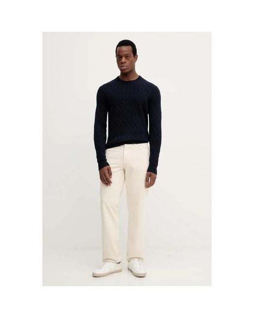 Hackett Rundhals-Pullover in Blue für Herren