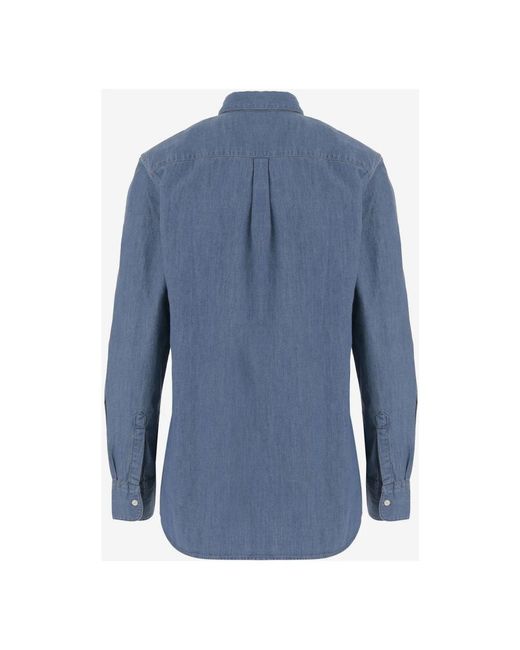 Aspesi Blue Denim Shirts