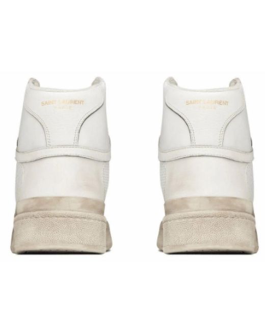 Saint Laurent White Sneakers