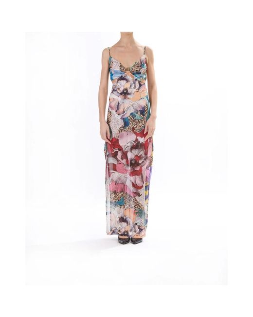 Maxi Dresses Just Cavalli de color Red