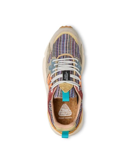 Flower Mountain White Sneakers