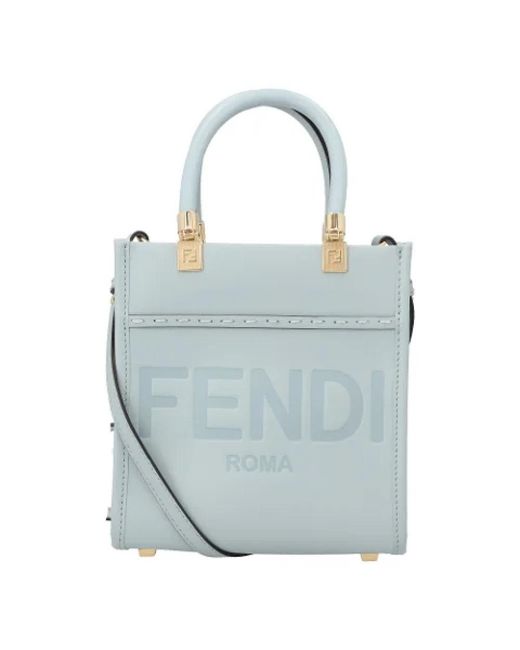 Fendi Blue Shoulder Bags