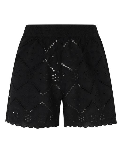 Mc2 Saint Barth Black Short Shorts