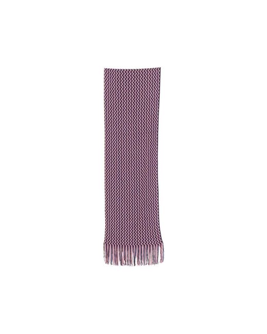 Missoni Purple Sciarpa Righe