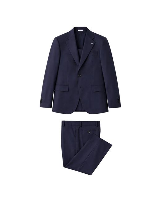 Single Breasted Suits Tagliatore de hombre de color Blue