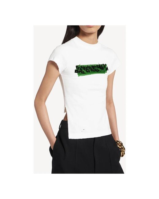 Balenciaga Green T-Shirts