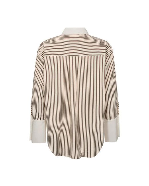 co'couture Overhemden ,Veelkleurig ,Shirts in het Natural