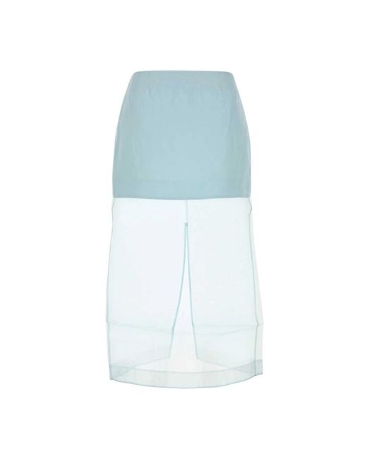 Midi Skirts Zimmermann de color Blue