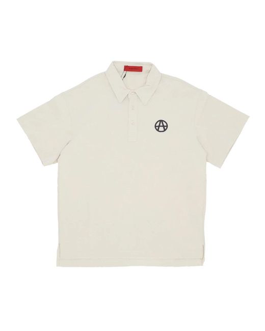 Acupuncture White Polo Shirts for men