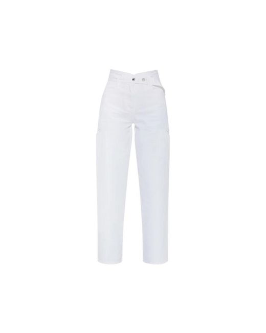 IRO White Straight Jeans
