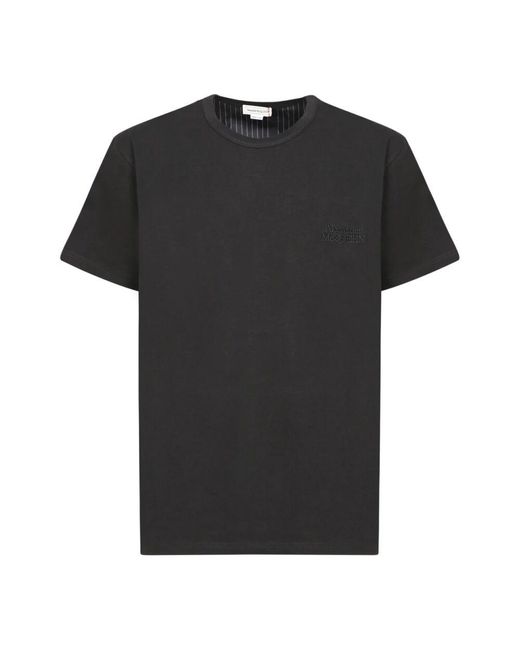 Alexander McQueen Schwarzes T-Shirt Für Männer in Black für Herren