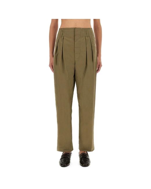 Moschino Green Tapered Trousers