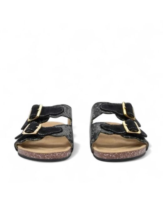 Claris Virot Brown Sliders