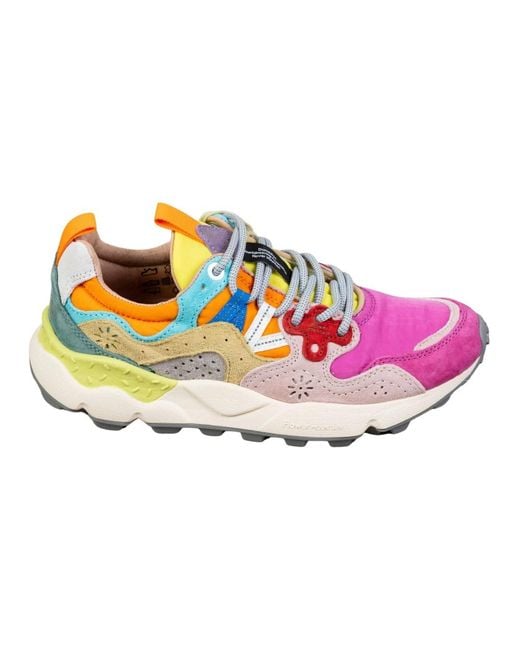 Flower Mountain Pink Sneakers