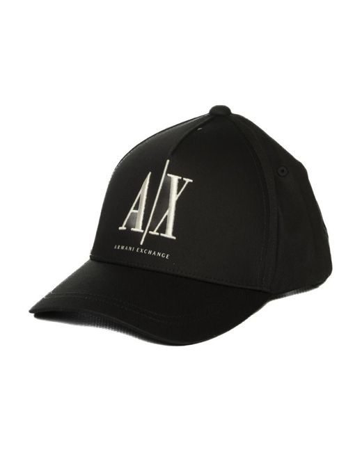 ARMANI EXCHANGE Black Berretto