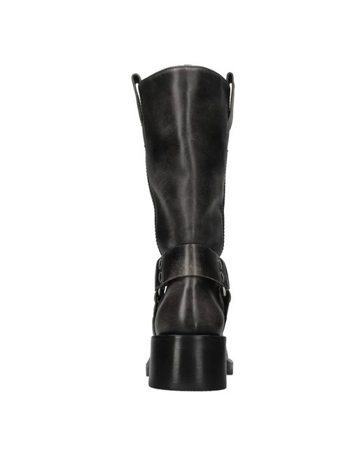 Strategia Black Heeled Boots