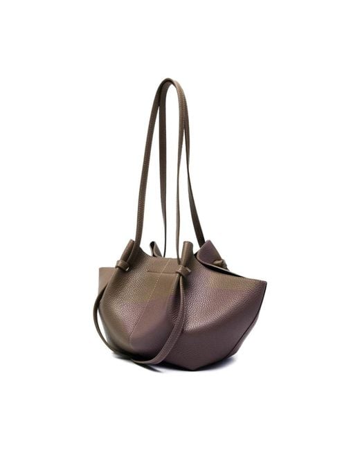 Yuzefi Gray Shoulder Bags