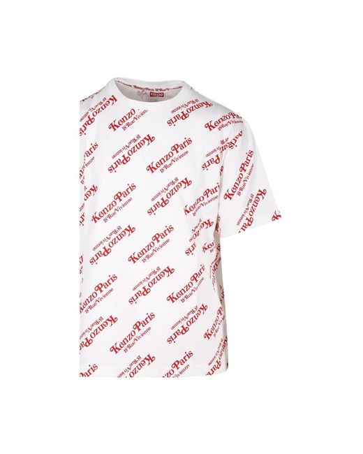 KENZO Oversize t-shirt in Pink für Herren