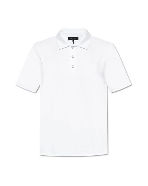 Rag & Bone White Polo Shirts for men