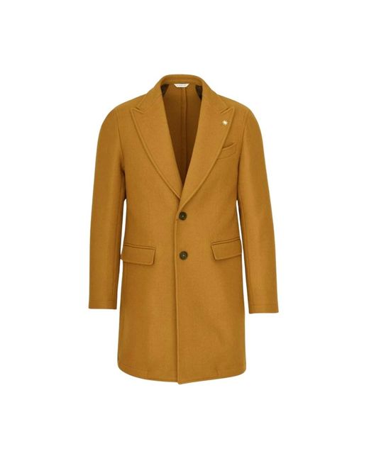 Manuel Ritz Slim Fit Jas in het Brown voor heren