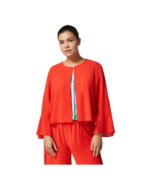 Marina Rinaldi Red Blouses
