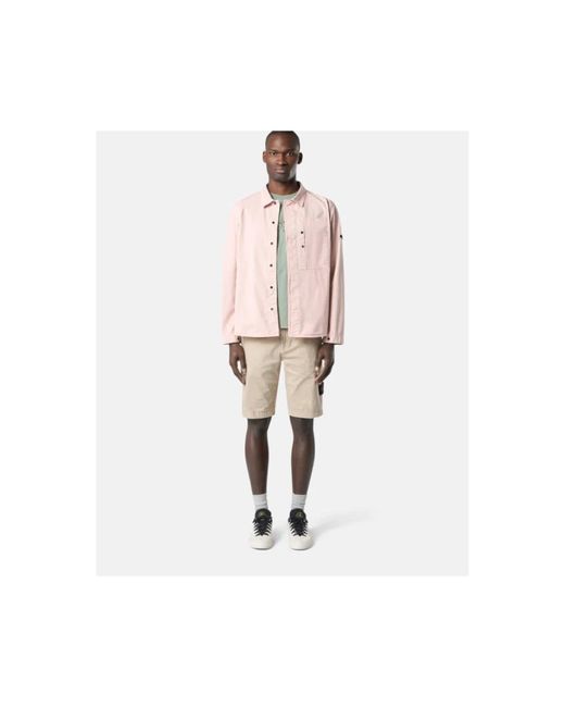Stone Island Casual Shorts in het Natural voor heren