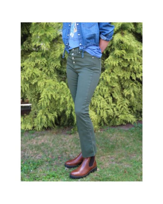 Denim Studio Blue Slim-Fit Trousers