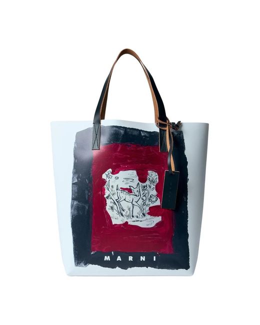 Tote Bags di Marni in Red da Uomo