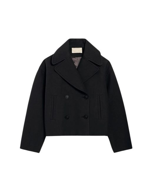 Oversize nero cappotto carlin di Vanessa Bruno in Black