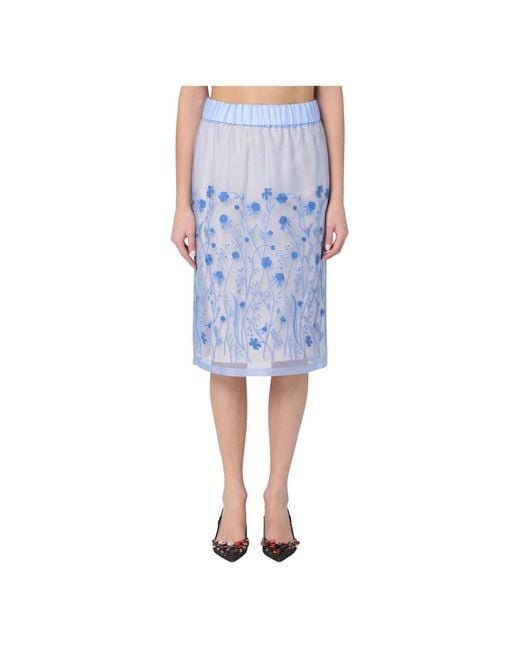 Midi Skirts P.A.R.O.S.H. de color Blue